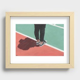 Sneakers by Ruth Coetzer Recessed Framed Print