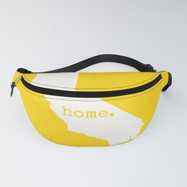 California is Home - Yellow & White Fanny Pack