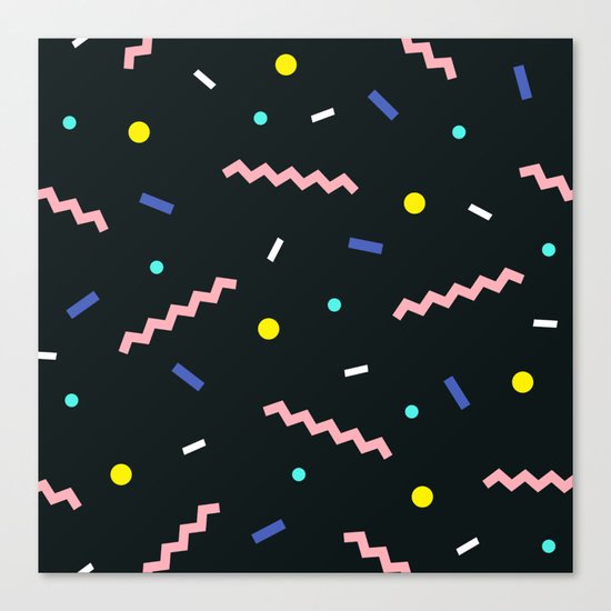 Memphis pattern 58 Canvas Print