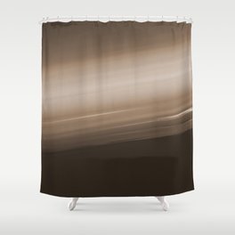 Sepia Brown Ombre Shower Curtain