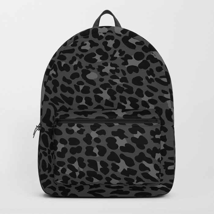 Black cheetah backpack online