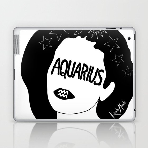 Aquarius Kiss Laptop & iPad Skin