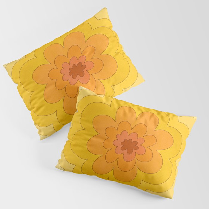 Sunshine Flower Pillow Sham