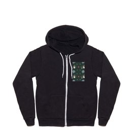 Snowman And Snowflakes Collection Zip Hoodie
