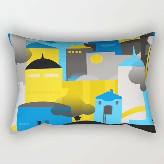 Magic Town Rectangular Pillow
