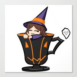 Teacup Witch Canvas Print