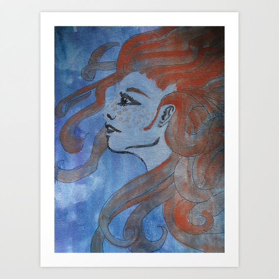 Doused in Flame Art Print