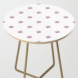 Books Pattern Side Table