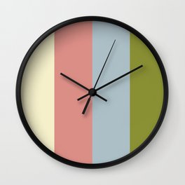 Color Ensemble No. 7 Wall Clock