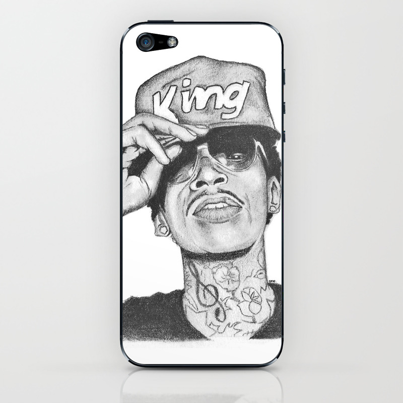 Wiz Khalifa Fan Art Iphone Skin By Annelizarraga Society6