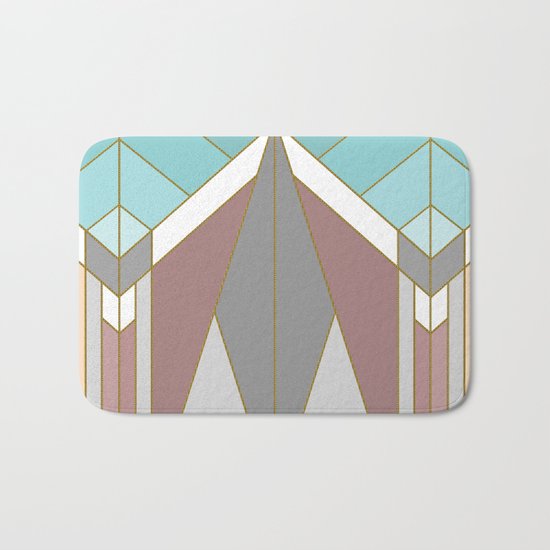 ART DECO G2 (abstract geometric) Bath Mat