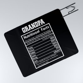 Grandpa Nutritional Facts Funny Picnic Blanket