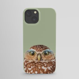 OWL WITH GLASSES iPhone Case