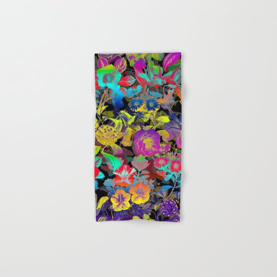 Lsd Floral Pattern Hand & Bath Towel
