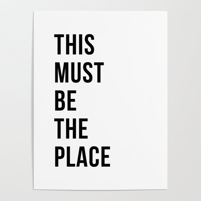 This must be the Place Poster