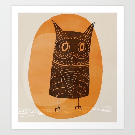 This is my owl Art Print