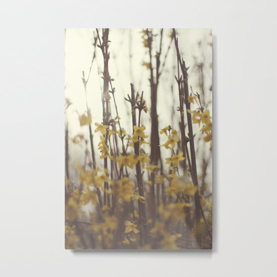 Golden Bells Metal Print