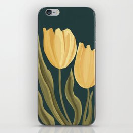 Yellow Tulips iPhone Skin