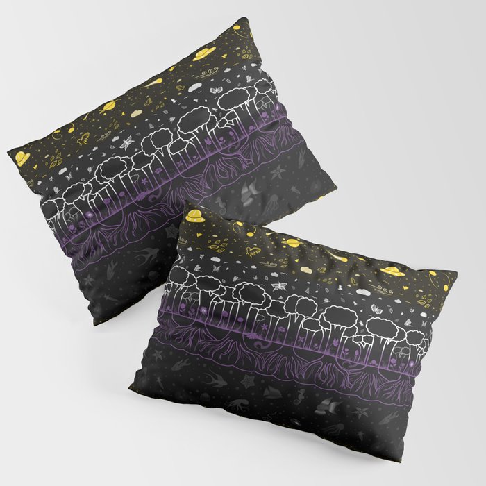 Layers of the World, Nonbinary Flag Pillow Sham