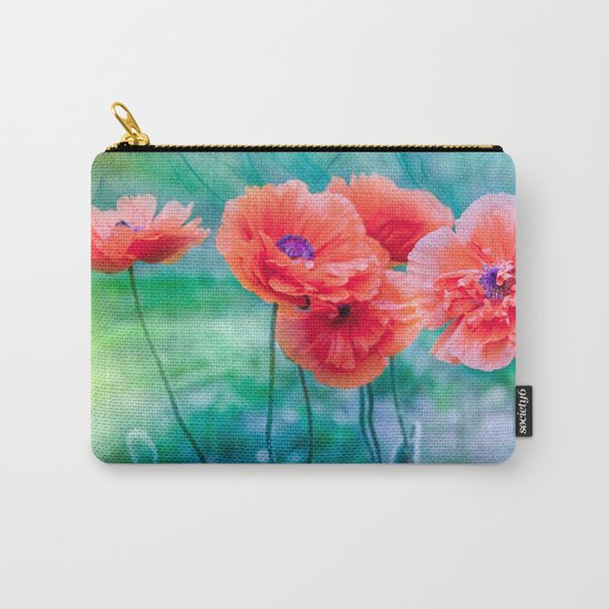Poppies Carry-All Pouch