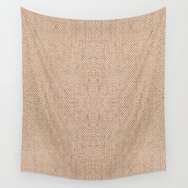 Beige flax cloth texture abstract Wall Tapestry