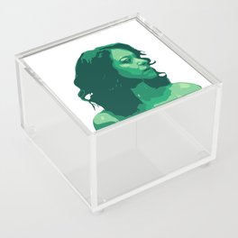 Tatiana in Green Acrylic Box