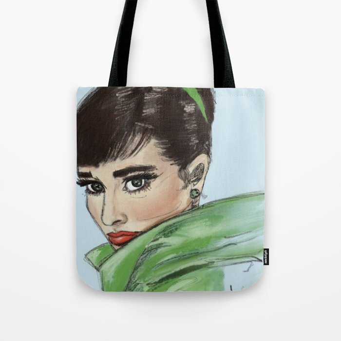 Audrey Hepburn Tote Bag