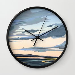 June Twilight | Puget Sound Wall Clock