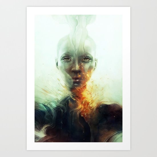 Magma Art Print