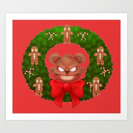 Merry Krampus Art Print