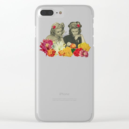 Flower Collectors Clear iPhone Case