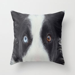 Heaven and Earth in her eyes.  Throw Pillow