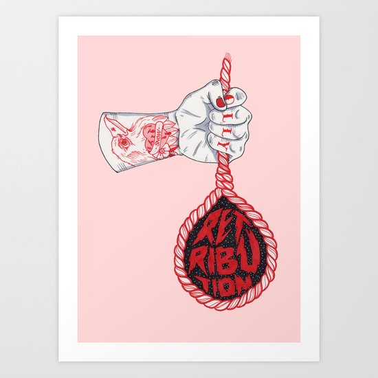 Retribution Art Print