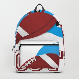 Football Backpack | Americanfootball, Helmet, Graphicdesign, Uniform, Competition, Activity, Football, Footballhelmet, Success, Sport 