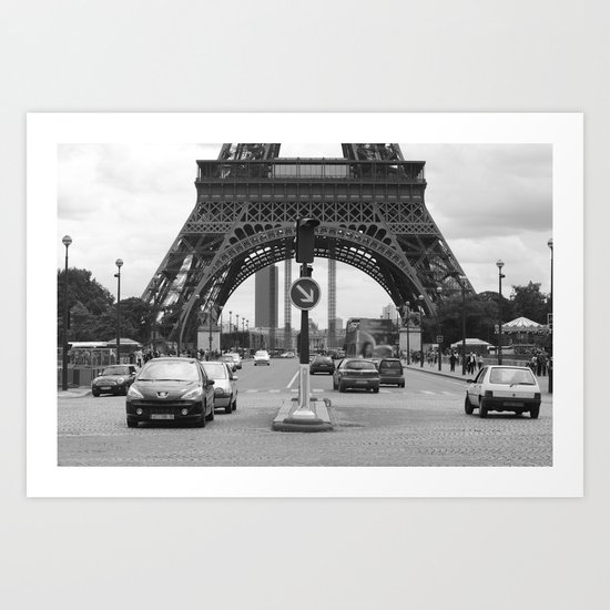 Paris transport Art Print