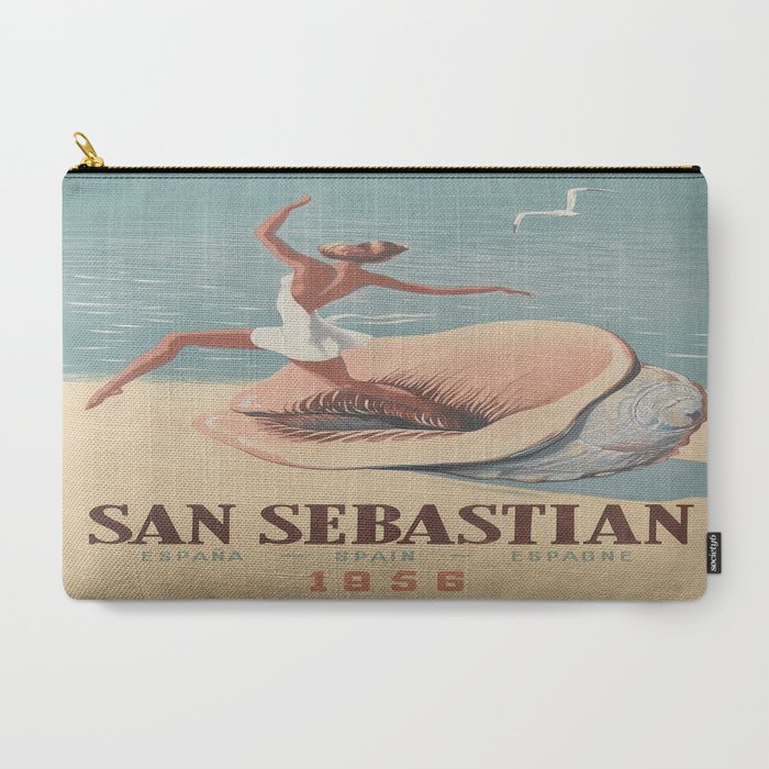 Vintage poster - San Sebastian Carry-All Pouch