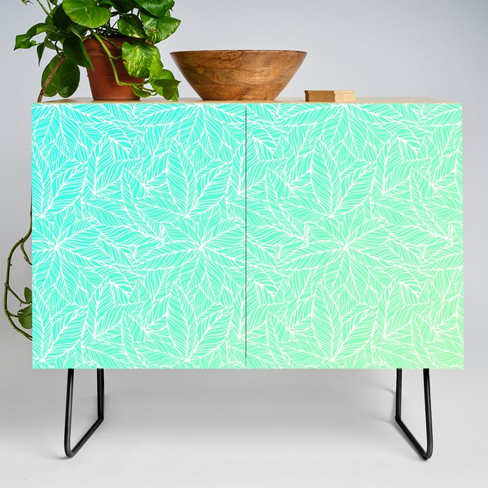 Tropical leaves Credenza