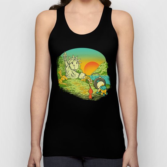 Planet of the Pikminis Unisex Tank Top