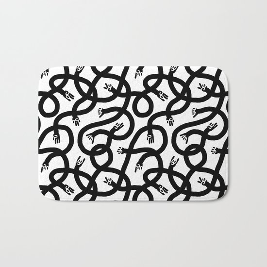 Hands Hands Hands Bath Mat