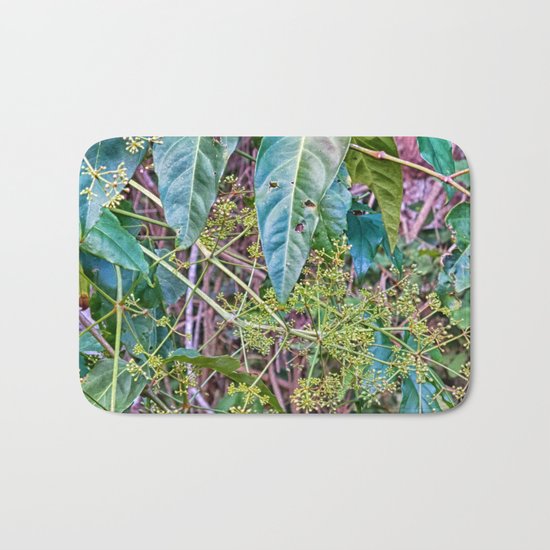 Budding in the rainforest Bath Mat