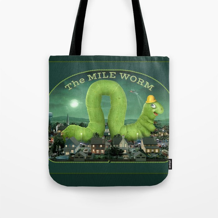The Mile Worm Tote Bag