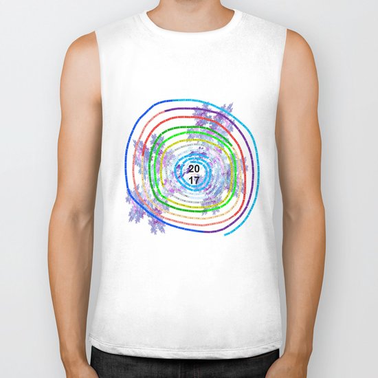 Calendar in a circle Biker Tank