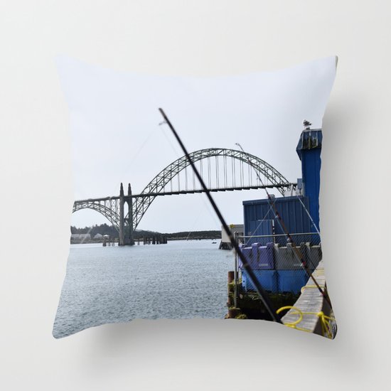 Bridge View Throw Pillow