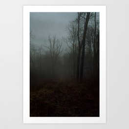 Into the Darkness Art Print