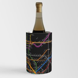 NYC Subway Lines Wine Chiller