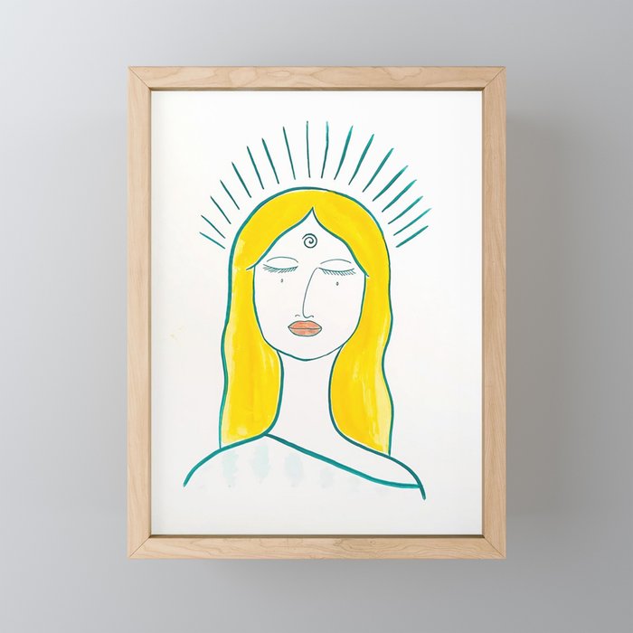 Goddess  Framed Mini Art Print