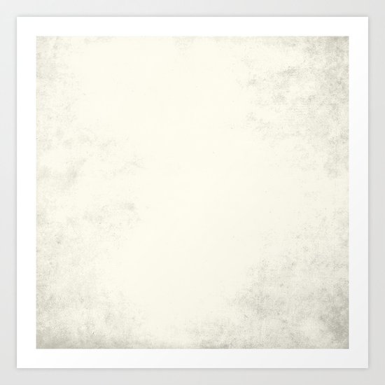 Tribal Ivory Cream Art Print