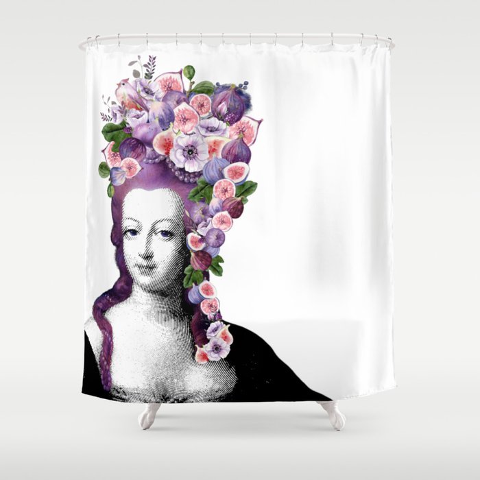 Let Them Eat Figs Shower Curtain