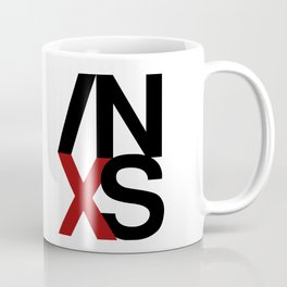 INXS Logo 2 Black Coffee Mug