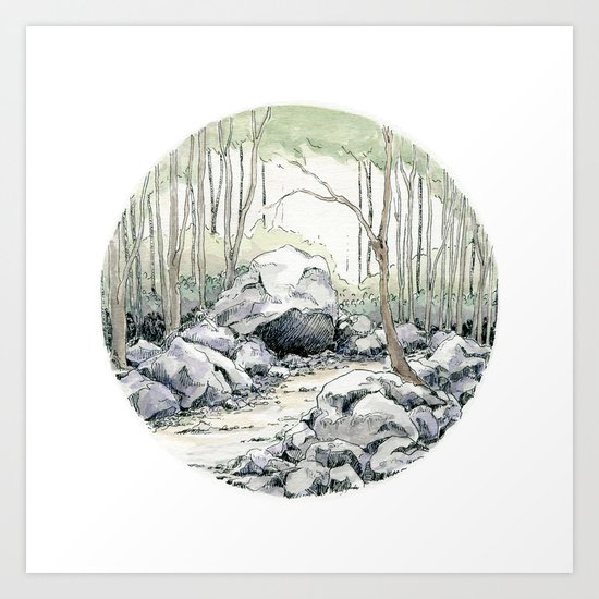Crop circle 01 Art Print